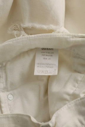 Jean droit Bash Bachir Blanc en Coton