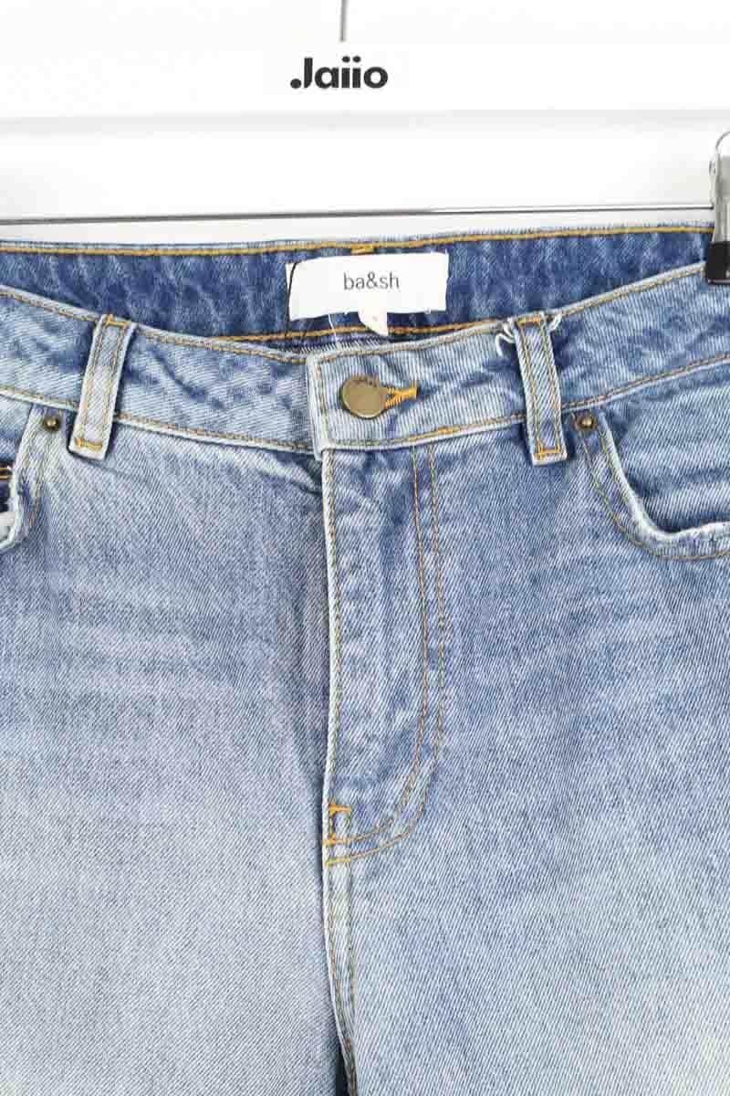 Jean droit Ba&Sh Blanc en Coton