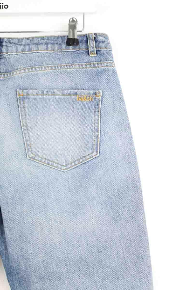 Jean droit Ba&Sh Blanc en Coton