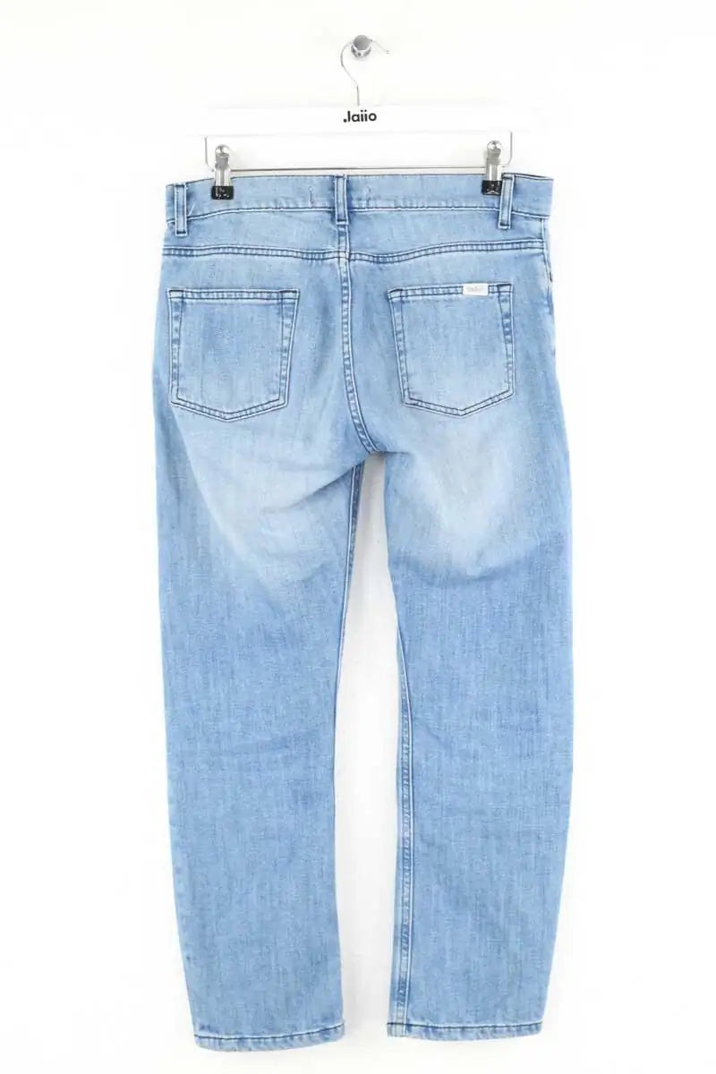 Jean droit Bash Bleu en Coton