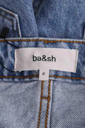 Jean droit Ba&Sh Bleu en Coton