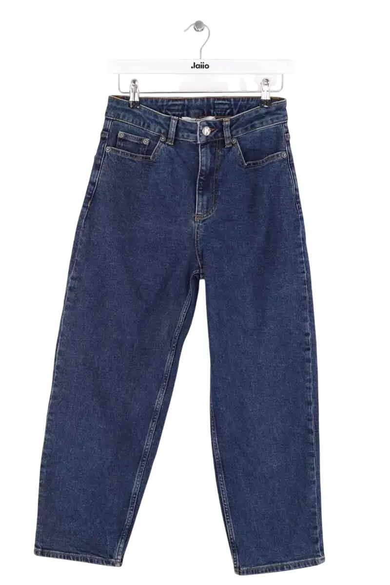 Jean droit Ba&Sh Marine en Coton, taille XS - Seconde Main