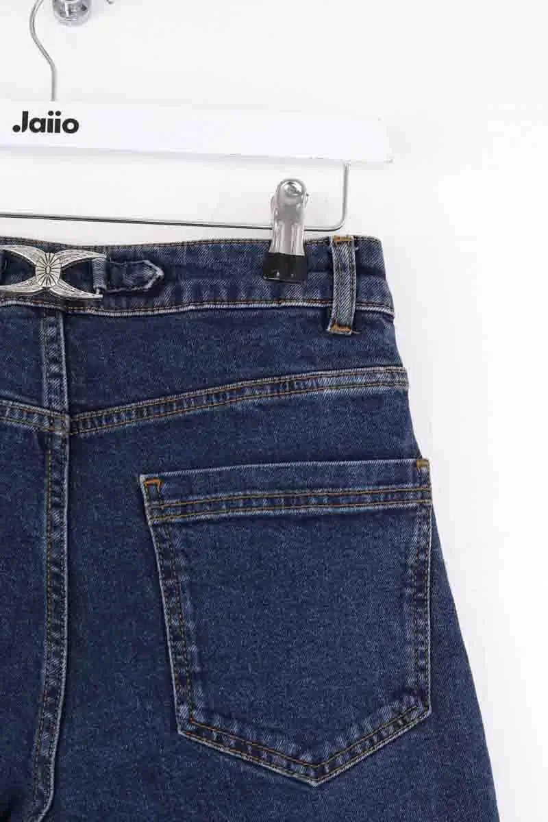 Jean droit Ba&Sh Marine en Coton