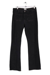 Jean droit Ba&Sh Noir en Coton, taille XXL - Seconde Main