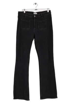 Jean droit Ba&Sh Noir en Coton, taille XXL - Seconde Main