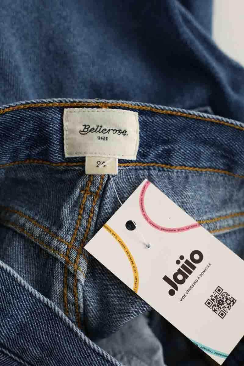 Jean droit Bellerose Bleu en Coton