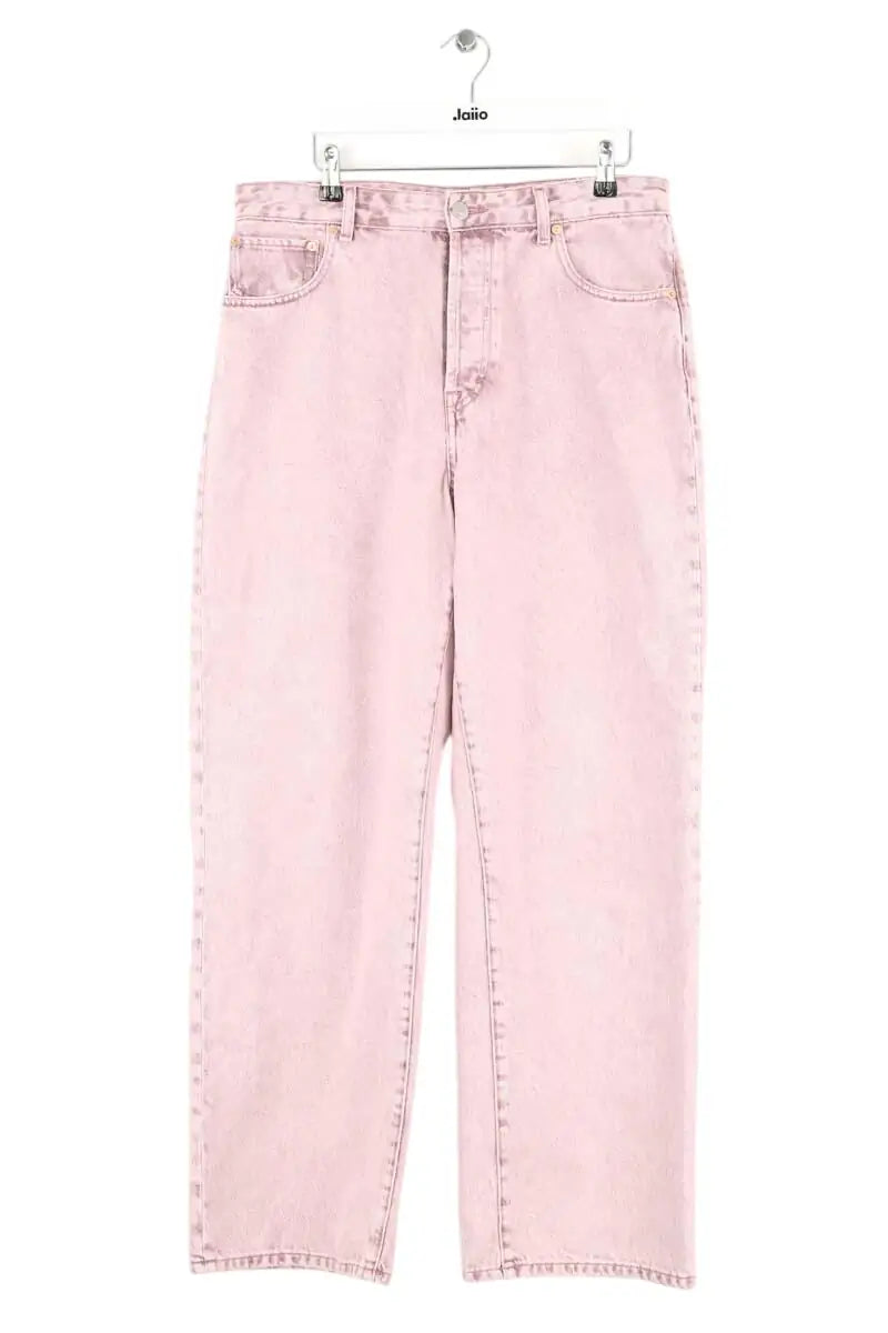 Jean droit Bellerose Rose en Coton, taille M - Seconde Main