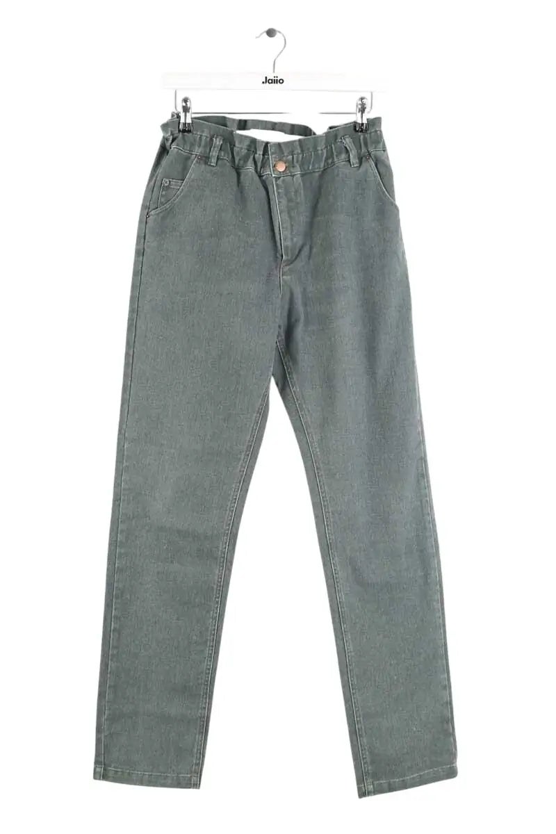 Jean droit Bonpoint Vert en Coton, taille M - Seconde Main