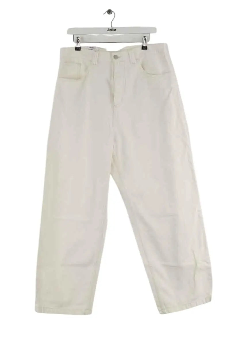Jean droit Carhartt Blanc en Coton, taille M - Seconde Main