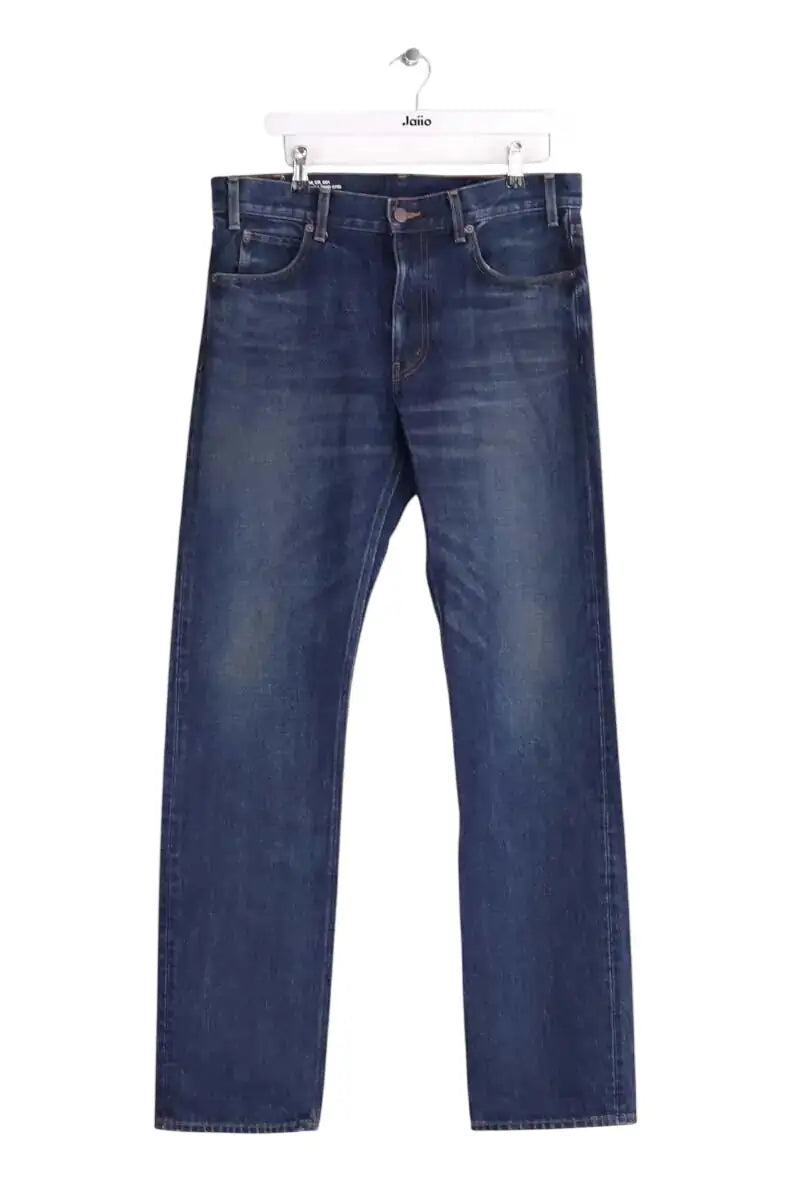 Jean droit Celine Bleu en Coton, taille S - Seconde Main