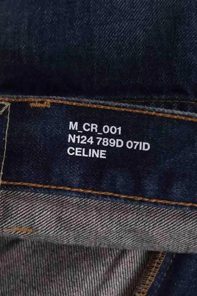 Jean droit Celine Bleu en Coton