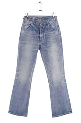 Jean droit Celine Bleu en Coton, taille XS - Seconde Main