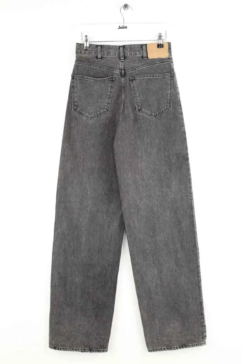 Jean droit Celine Noir en Coton