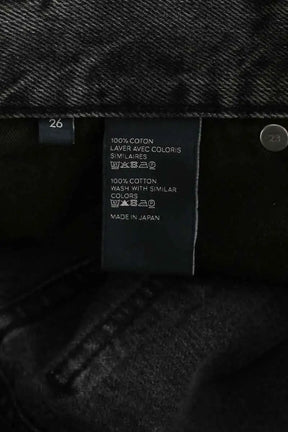 Jean droit Celine Noir en Coton
