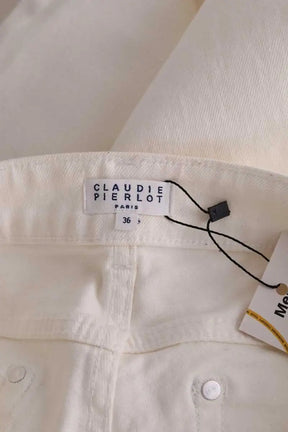 Jean droit Claudie Pierlot Beige en Coton
