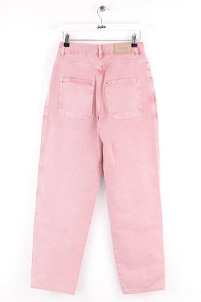 Jean droit Claudie Pierlot Rose en Coton