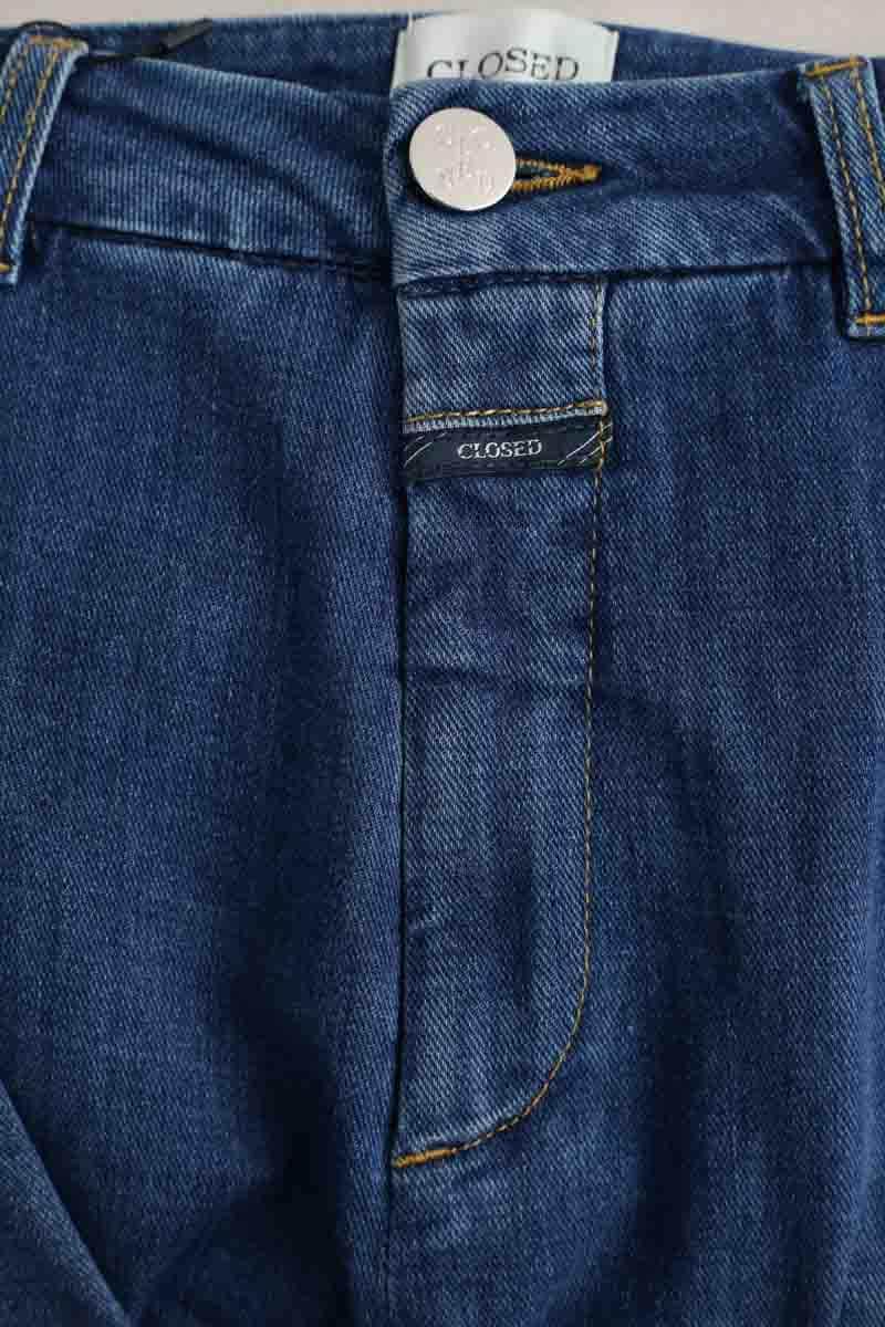Jean droit Closed Bleu en Coton