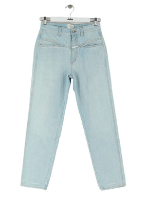 Jean droit Closed Bleu en Coton, taille XS - Seconde Main