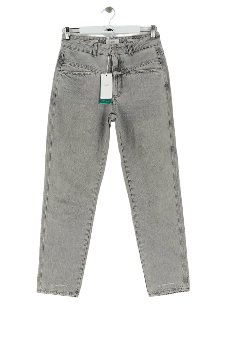 Jean droit Closed Gris en Coton, taille S - Seconde Main