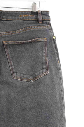 Jean droit Des Petits Hauts Anthracite en Coton