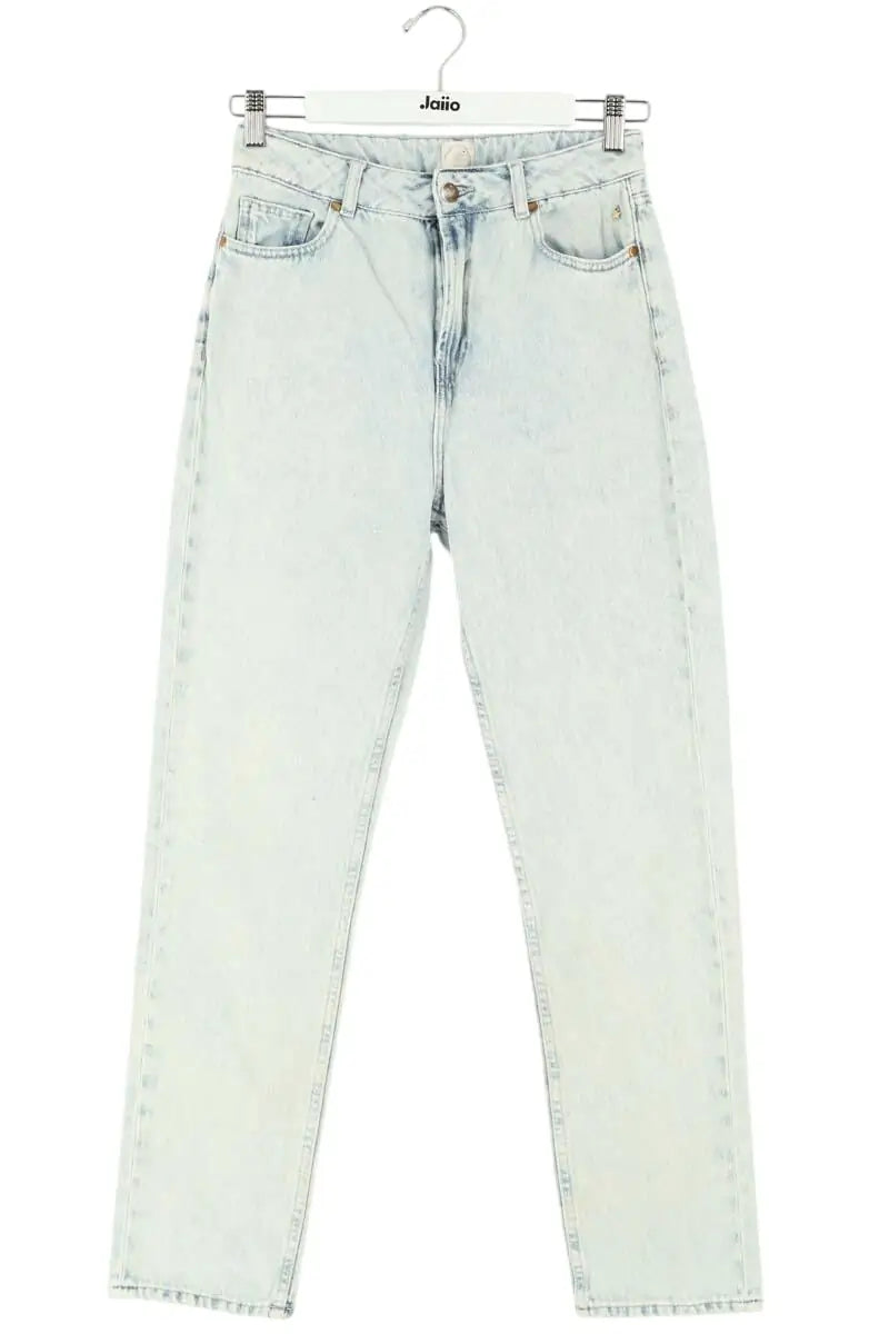 Jean droit Des Petits Hauts Bleu en Coton, taille XS - Seconde Main