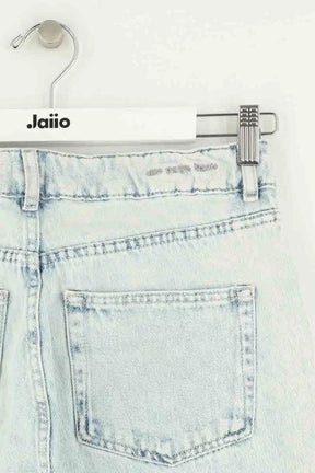 Jean droit Des Petits Hauts Bleu en Coton