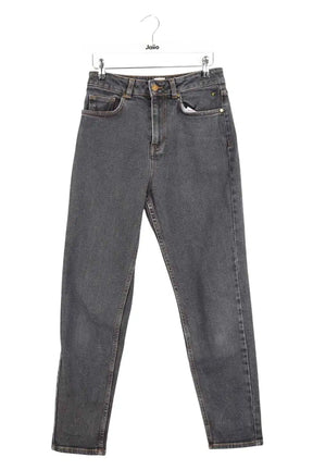 Jean droit Des Petits Hauts Mom jean Noir en Coton, taille XS - Seconde Main