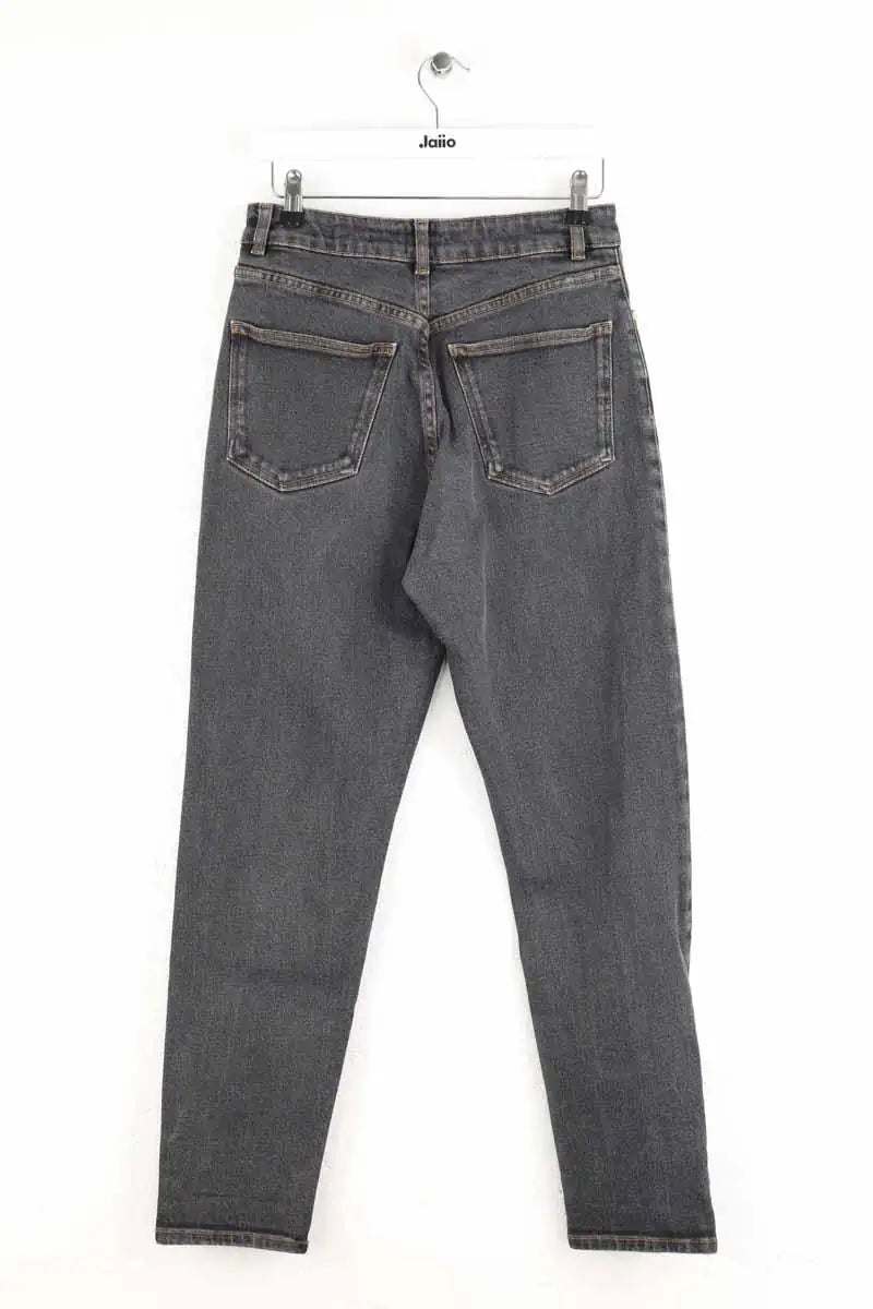Jean droit Des Petits Hauts Mom jean Noir en Coton