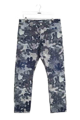 Jean droit Dior Bleu en Coton, taille S - Seconde Main