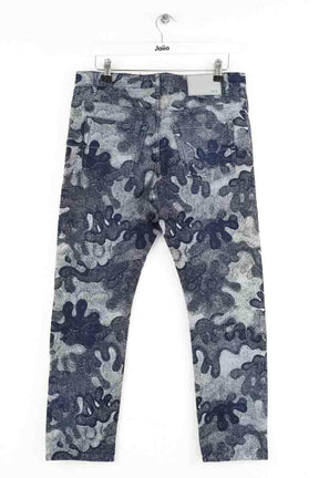 Jean droit Dior Bleu en Coton