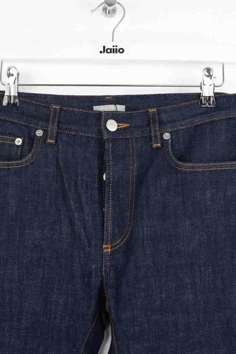 Jean droit Dior Marine en Coton