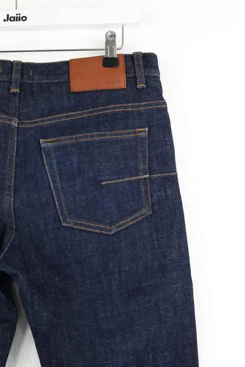 Jean droit Dior Marine en Coton