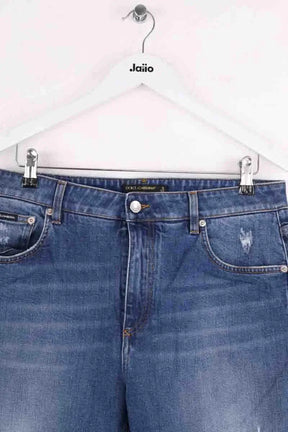 Jean droit Dolce & Gabbana Bleu en Coton
