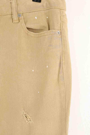 Jean droit Dsquared2 Beige en Coton
