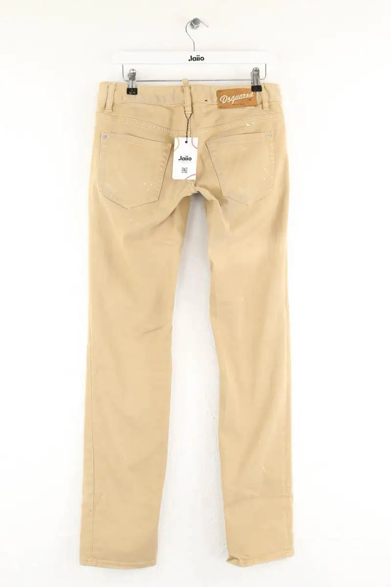 Jean droit Dsquared2 Beige en Coton
