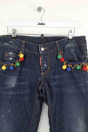Jean droit Dsquared2 Bleu en Coton