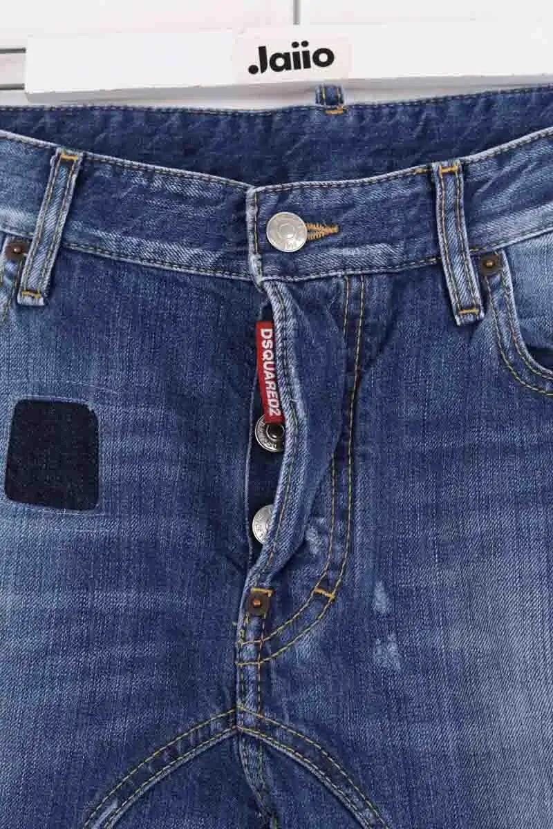 Jean droit Dsquared2 Bleu en Coton