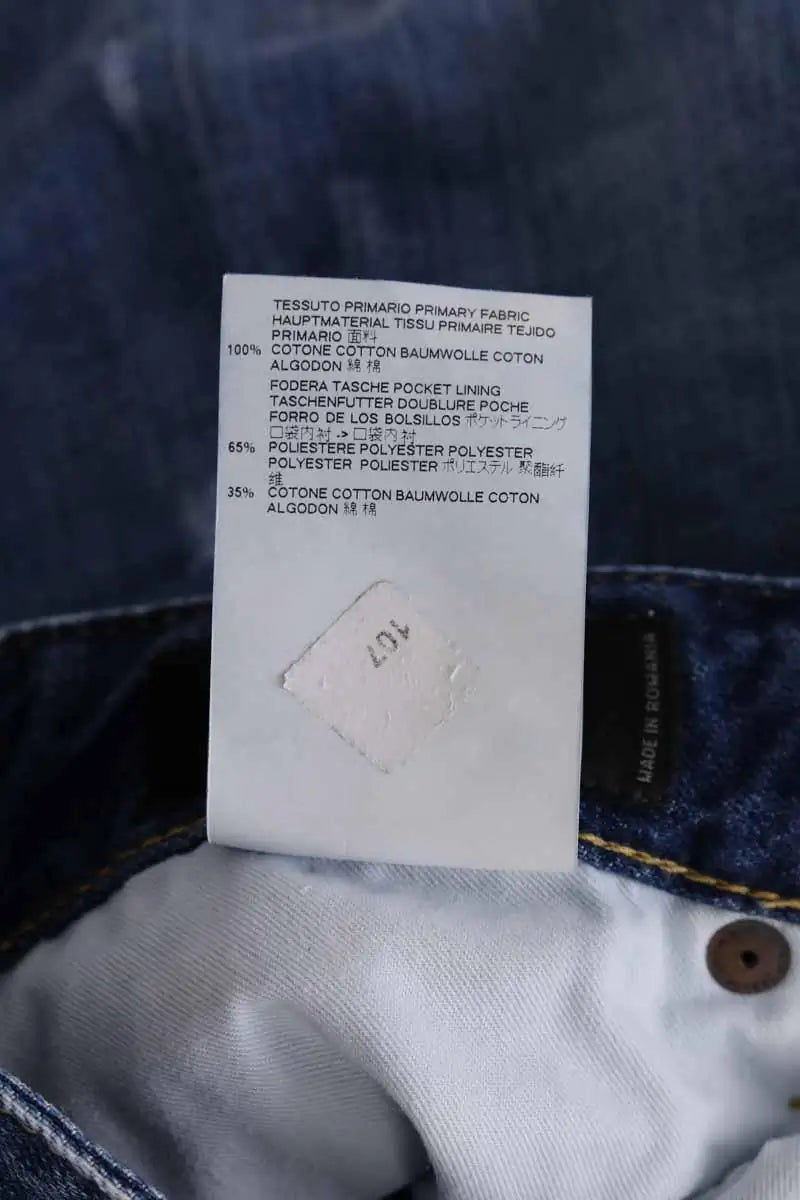 Jean droit Dsquared2 Bleu en Coton