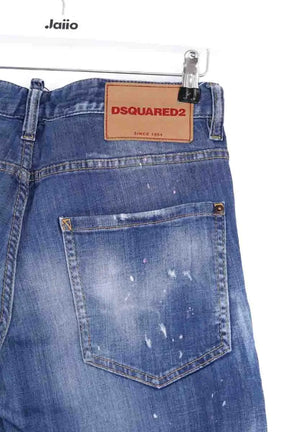 Jean droit Dsquared2 Bleu en Coton