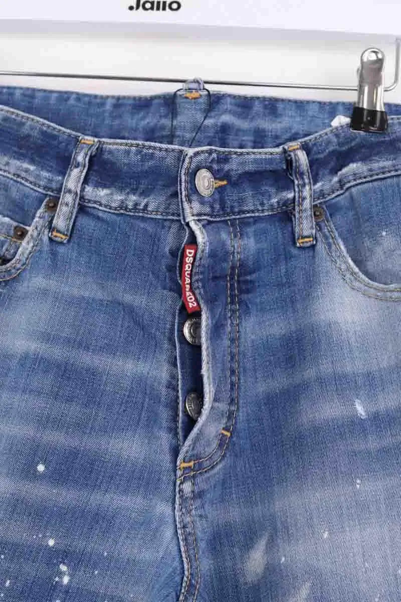 Jean droit Dsquared2 Bleu en Coton