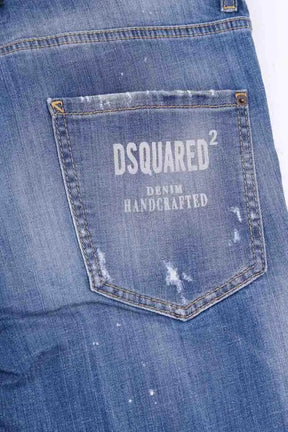 Jean droit Dsquared2 Bleu en Coton