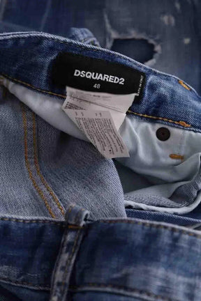 Jean droit Dsquared2 Bleu en Coton
