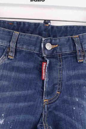 Jean droit Dsquared2 Bleu en Coton