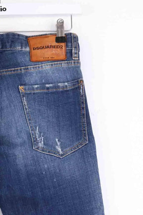 Jean droit Dsquared2 Bleu en Coton