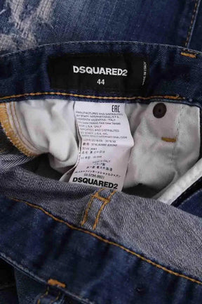 Jean droit Dsquared2 Bleu en Coton