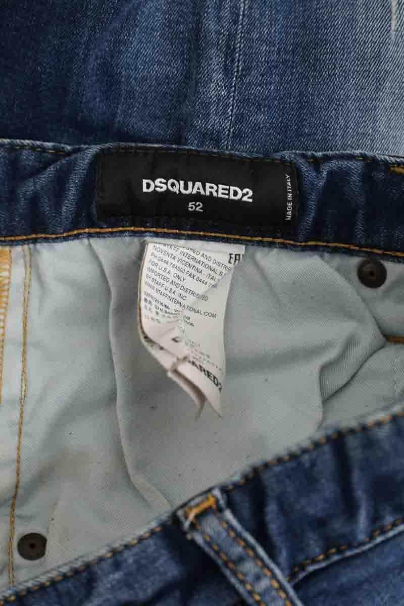 Jean droit Dsquared2 Bleu en Coton