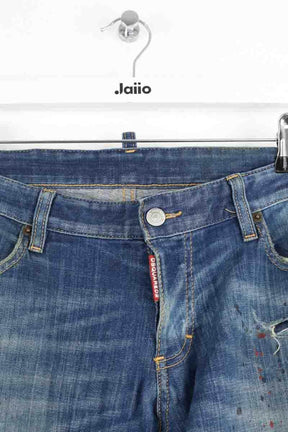 Jean droit Dsquared2 Bleu en Coton