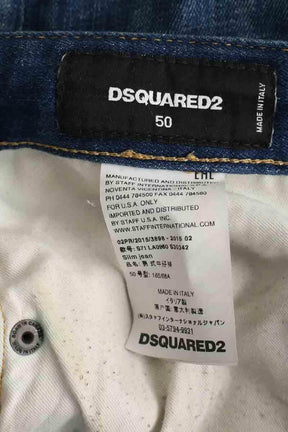 Jean droit Dsquared2 Bleu en Coton