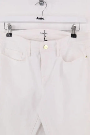 Jean droit Frame Blanc en Coton
