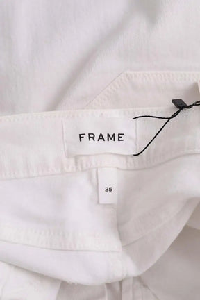 Jean droit Frame Blanc en Coton